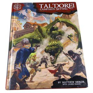 Critical Role Tal'Dorei Campaign Setting Guide Matthew Mercer Hardcover RPG